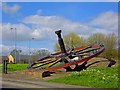 Mill wheel memorial New Works Road, Low Moor Bradford