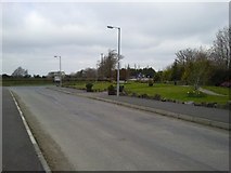 N9442 : Road junction and small park, Kilcloon, Co Meath by C O'Flanagan