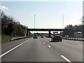 SP0773 : M42 Motorway - between the bridges of junction 3 by J Whatley