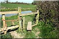 SJ5260 : Stile by the Shropshire Union Canal by Jeff Buck