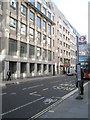 Bus stop in Moorgate