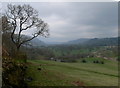 View north up the Conwy Valley