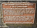 Plaque, Queens Square, Tredegar