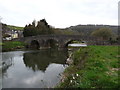 Taddiport Bridge on the river Torridge as seen from upstream