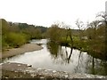 The view downstream from Rothern Bridge on the river Torridge