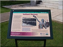 SK3387 : Valiant Heroes, Weston Park, Western Bank, Sheffield by Terry Robinson