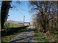 The Ymwlch road south of Ymwlch Lodge