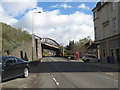 Minor road heading in to Inverkeithing