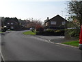 Approaching the junction of  Cornelius Drive and Jessica Close