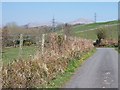 Bend in the Ynys-ddu road south of the Coed Adtenstaedt woodland