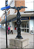 TF4609 : Signposts by Market Place, Wisbech by Evelyn Simak