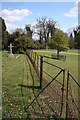 Churchyard fence at Merton