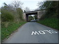 Lane bridge beneath A53, Market Drayton by-pass