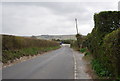 Approaching the A27 from Glynde