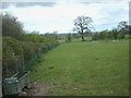 Looking North West towards Soughton Hall