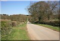 On the wolds country road nr Girsby Grange