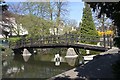 Bridge under repair in Priory Park