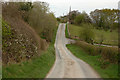 Road past Nantgelynen Fach farm