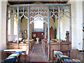 The church of St Andrew in Longham - view west