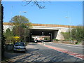 Motorway bridge over the B600, Nuthall