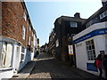 At the bottom of Mermaid Street, Rye