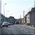 A timber lorry at the crossroads, Y Ff?r