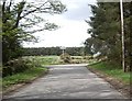 Approach to Easter Ord road junction