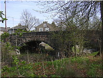 SD8639 : Barrowford Bridge, Pendle Water, Barrowford, Lancashire by Robert Wade