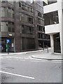 Looking from Leadenhall Street across to Billiter Street