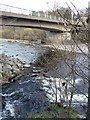 Selkirk bridge from where the Mill Lade meets the Ettrick Water