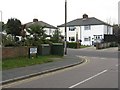 Leaford Crescent, junction with Gammons Lane