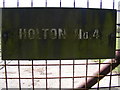 TM3977 : Sign for Holton No.4 pumping station by Geographer