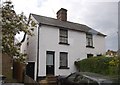 Whitewashed cottage on the A26, Crowborough