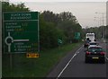 Approaching Black Down Roundabout, A26