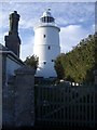 SV8808 : Old lighthouse, St. Agnes by Andrew Abbott