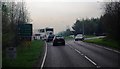 Approaching Little Horsted Roundabout