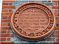 Plaque on house in Cowes, Isle of Wight