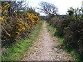 The Llŷn Coastal Path approaching the River Erch