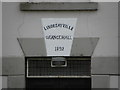 H8173 : Plaque on Lindesayville Orange Hall, Cookstown by HENRY CLARK