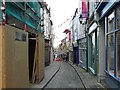 Looking down The Old High Street