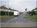 Looking from Hurstfield into Bushby Close