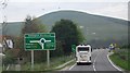 Approaching Beddingham Roundabout on the A26