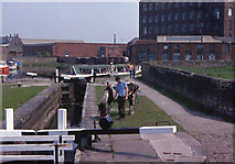 SJ9097 : Ashton Canal; Fairfield lock by David Dixon