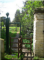 Gate to Scawby park