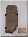 SH7850 : The Carausius Stone at St Tudclud's Church Penmachno (1) by Richard Hoare