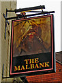 The Malbank sign, 14 Beam Street