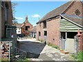 Brick farm buildings