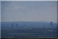 Manchester City Centre as seen from near Birtle