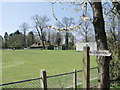 Cricket field at Farnham Castle