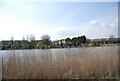 Houses in Snodland from across the Medway